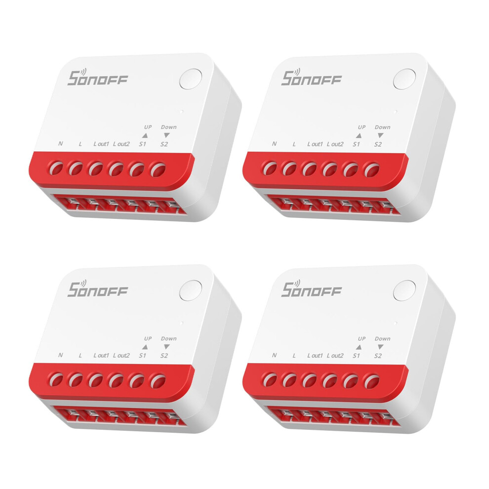Sonoff Zigbee Smart Roller Shutter Switch, Mini-Zbrbs, Mini Size, Percentage Control, Zigbee Repeater, Alexa/Google Assistant/Home Assistant Support,