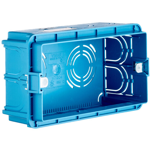 VIMAR Rectangular Built-in Box Blue 4 Modules 1