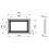 EMUCA Microwave Built-In Frame, Satin Nickel 4
