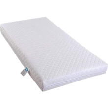 Pinkfairy Breathable 100x70x7.5CM Travel Baby Toddler Cot Bed Foam Mattress Quilted Cover - (Fits to Most M&P, Babylo Deluxe, Compatible with Silver