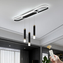 Modern Chandelier, Acrylic 3-Lights Modern Ceiling Pendant Lighting with Dimmable LED Bulbs, Indoor Spotlights Fixtures for Kitchen, Dining Room, Livi