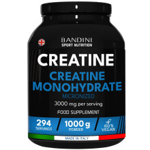 Bandini? Creatine Monohydrate Powder 1kg/1000g | Pure Creatin Micronised | Improve Training, Sport, Gym, Pre Workout, Physical Performance and