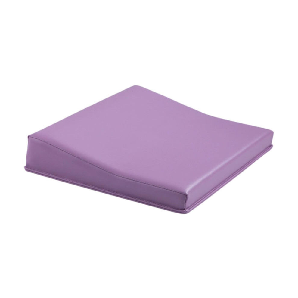 Nail Arm Rest PU Leather Ergonomic Hand Support Cushion for Manicure Table Salon Violet
