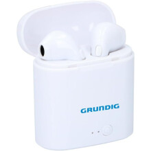 GRUNDIG Wireless In-Ear Earphones - 400mAh Bluetooth 4.0 - White