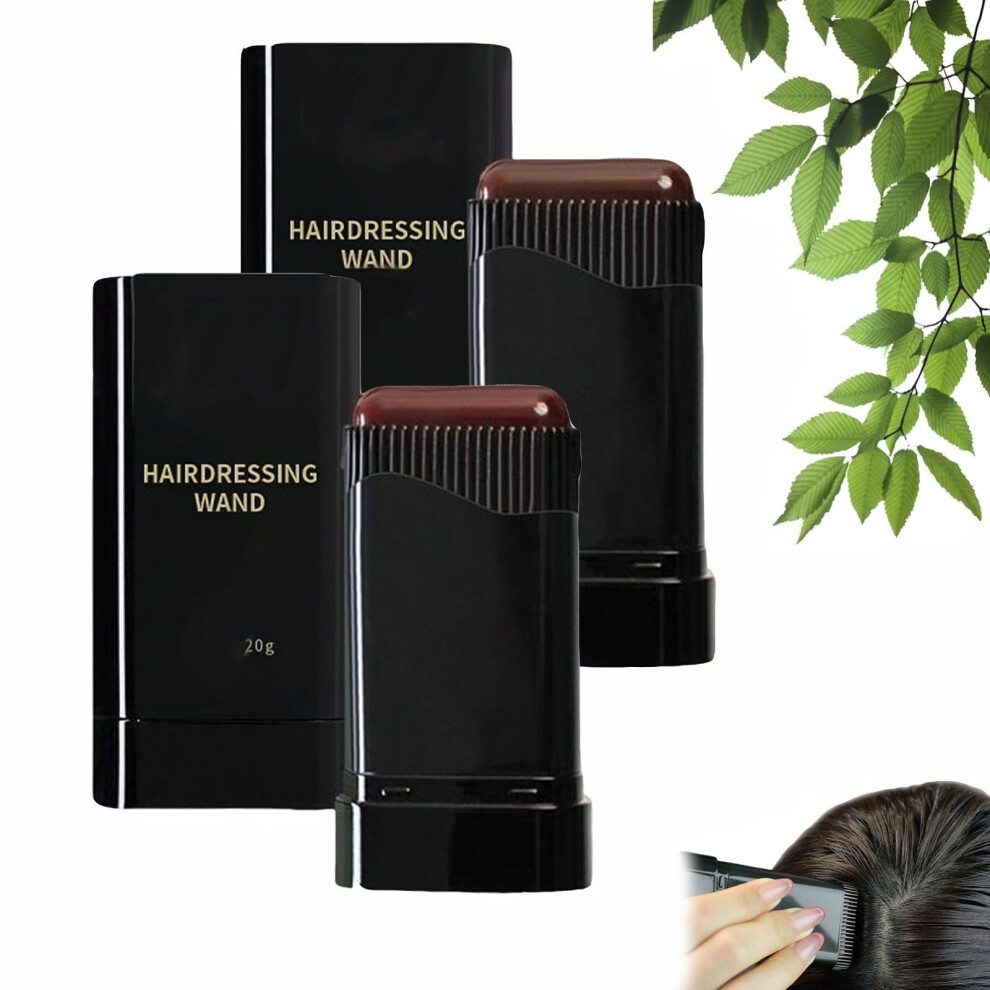 Gray Waterproof Root Touch Up Stick With Builtin Comb Applicator For Instant Hair Coverage