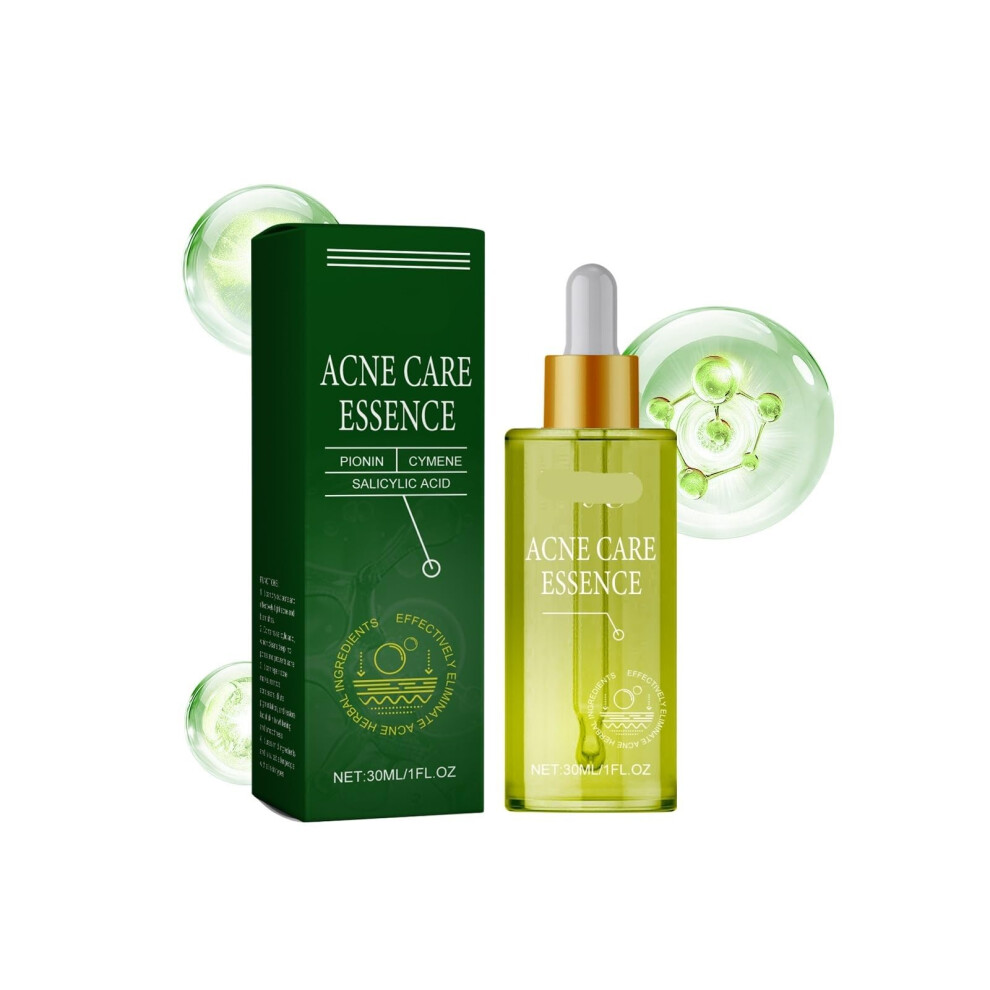 Acne Treatment Serum 2PCS with Deep Hydration and Oil Control, Fades Acne Scars and Brightens Skin