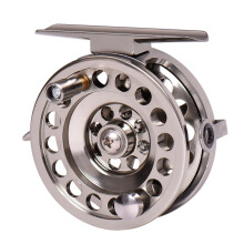 Aluminum Alloy Fishing Raft Wheel Right Hand Fly Fishing Reel With Line Capacity And Clutch Lever For Ice And Raft