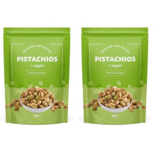 by Amazon Roasted And Salted Pistachios, 500g (Pack of 2)