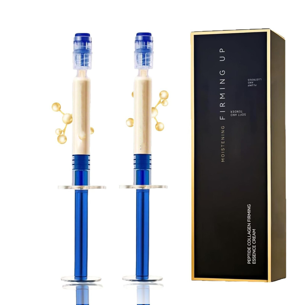 Cream Collagen Firming With Peptides For Deep Hydration And Antiwrinkle Eye Neck Care 2Pcs 5Ml