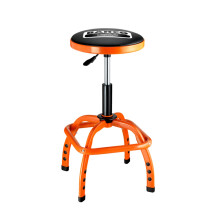 Taburete de taller neumático BAHCO - Naranja - Altura ajustable - Metal - Industrial