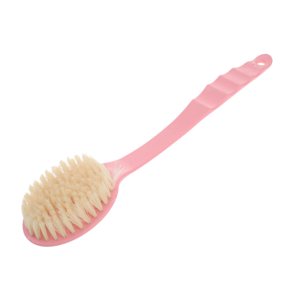 Back Scrubber Long Handle Shower Brush with Soft Bristles for Gentle Exfoliation Wet or Dry