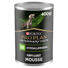 PRO PLAN VETERINARY DIETS HA Hypoallergenic Mousse Wet Dog Food 400g (