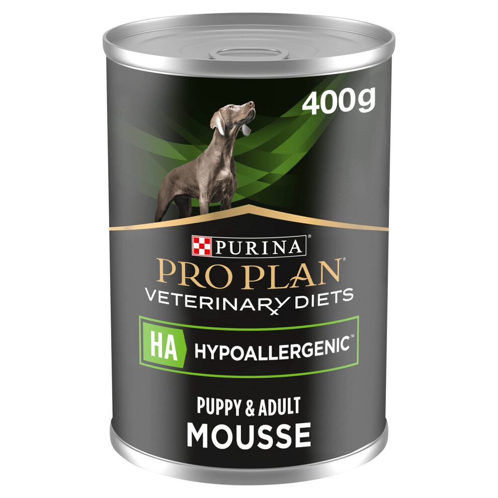 Pro Plan Veterinary Diets Ha Hypoallergenic Mousse Wet Dog Food 400G (