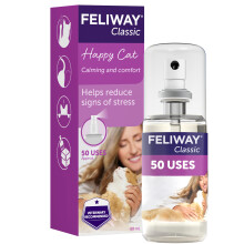 FELIWAY Classic Cat Calming Odourless Spray, 60ml - Comforts Cats at H