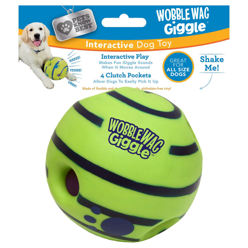 Wobble Wag Giggle Allstar Innovations Ball, Dog Toy, As Seen On Tv | H