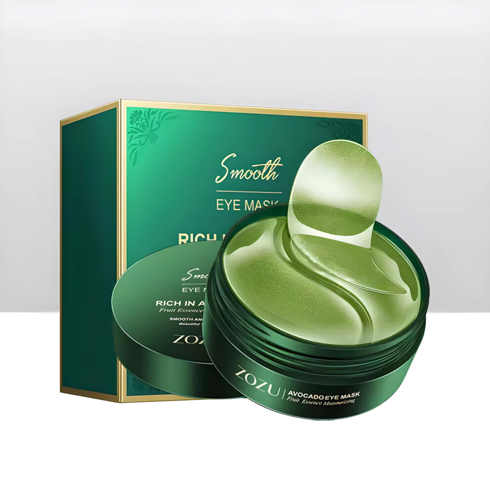 Dark Eye Patches With Avocado For Circles And Puffiness, Hydrating Under Eye Masks, 30 Pairs