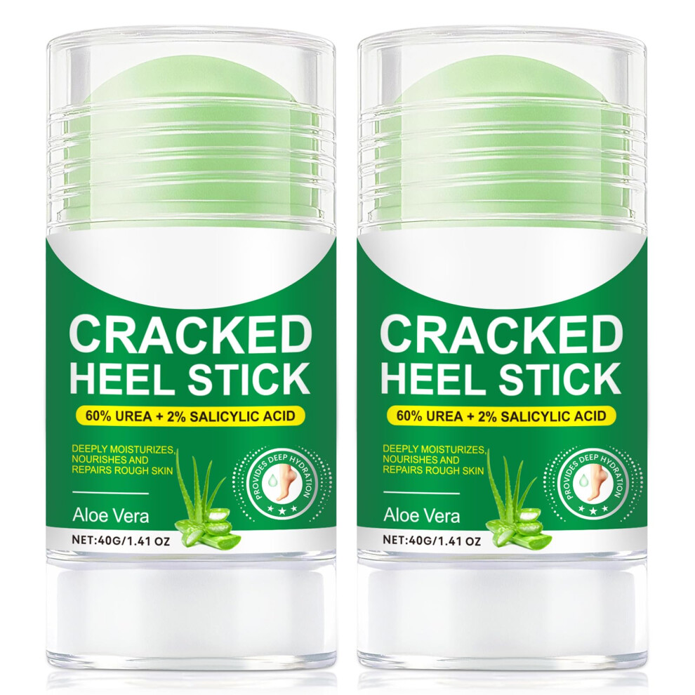 Cream 2Pcs 60% Urea Foot With Aloe Vera Heel Balm Stick For Cracked Heels And Dry Skin Care