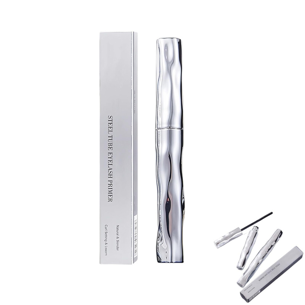 Waterproof Mascara Primer with Curling Formula and QuickDrying Metal Wand for LongLasting Volume