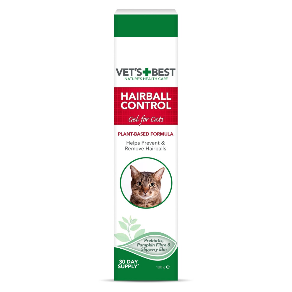 Vet's Best Cat Hairball Relief Digestive Aid Gel- 100G | High Quality