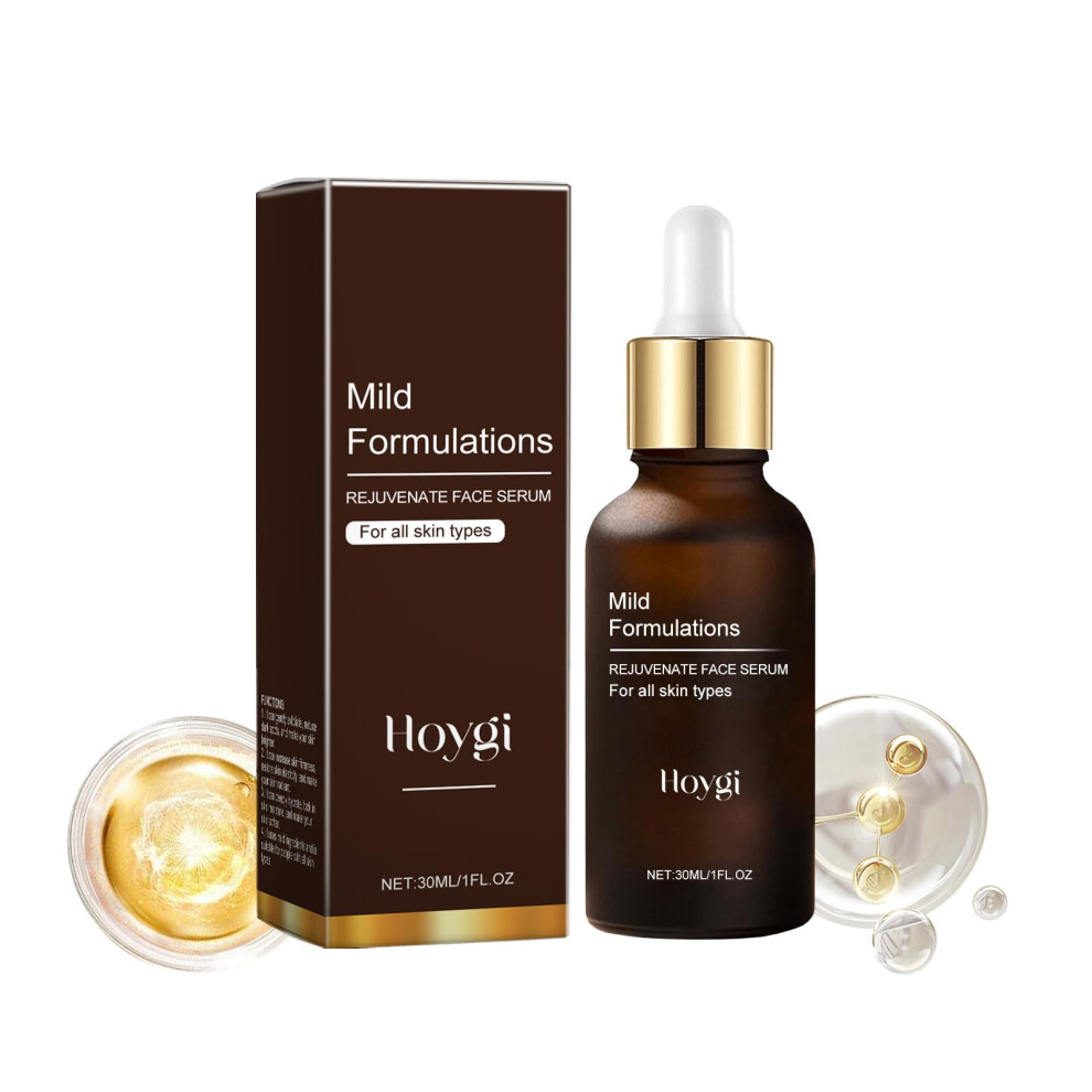 Collagen Face Serum with Glycerin for Deep Hydration, Brightening and AntiAging, 1 FL OZ