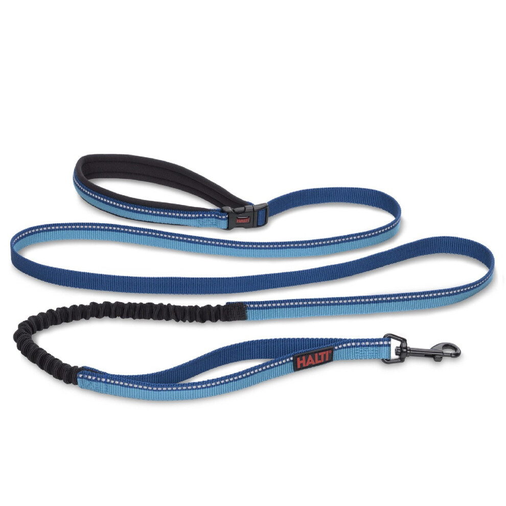 New Halti Active Lead Size Large, Award-Winning Bungee Dog Lead, Sho Blue
