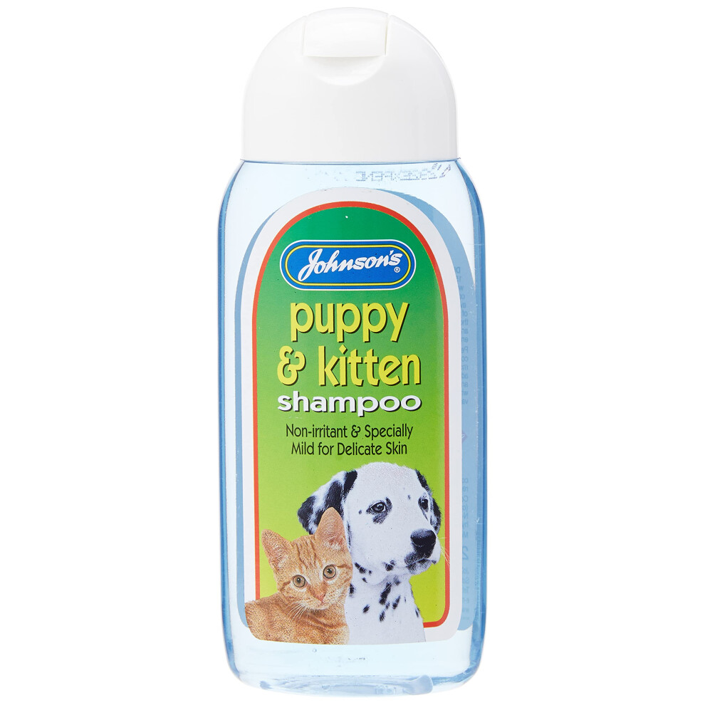 Johnson's Veterinary Products Puppy And Kitten Shampoo,200 Ml (Pack Of