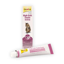 GimCat Malt-Soft Paste Extra - This anti-hairball cat snack aids passa
