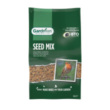 Gardman Seed Mix for Wild Birds, 4 kg | High Quality & Durable Product