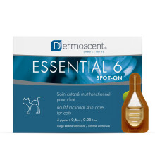 Dermoscent | Essential 6 spot-on for Cats | Skin Care for Dandruff Dry