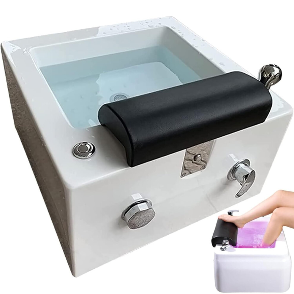 Pedicure Foot Spa Bath with ExtraDeep Soak, Heat and Vibration Massage, LED Lights for Home or Salon