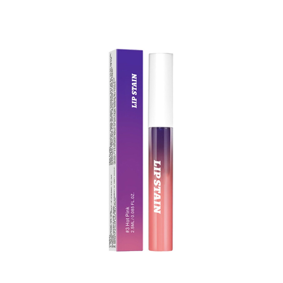 Peel Off Lip Stain Long Lasting Color Transfer Proof  Pigmented with Precision Brush 06