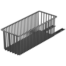 Under Sink Organizer with Sliding Pull Out Shelves Metal Storage Basket for Kitchen Bathroom Pantry