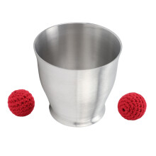 Talisman di Magnetismo Tazza con Palline Rosse Prop da Palcoscenico in Alluminio 700ml