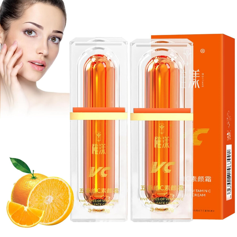 Vitamin C Tone Up Cream and Brightening BB Cream Set for Natural Nude Finish and AllDay Hydration