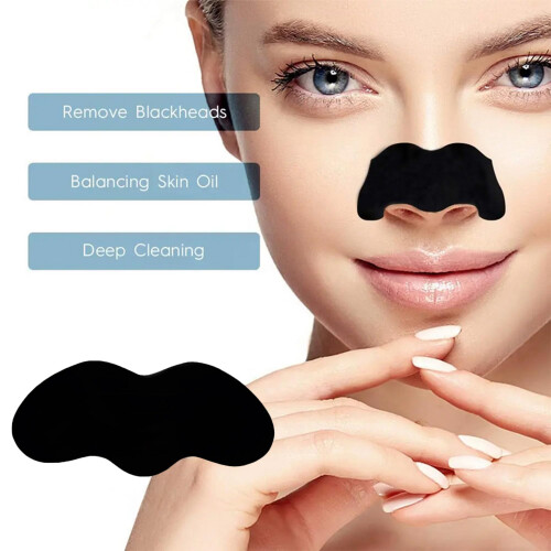 Blackhead Remover Strips with Bamboo Extract – Deep Pore Cleansing Nose Strips 40 Count 1