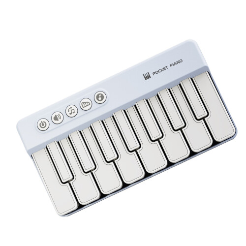 Interactive Musical Keyboard Toy ABS Texture Perfect for-blue