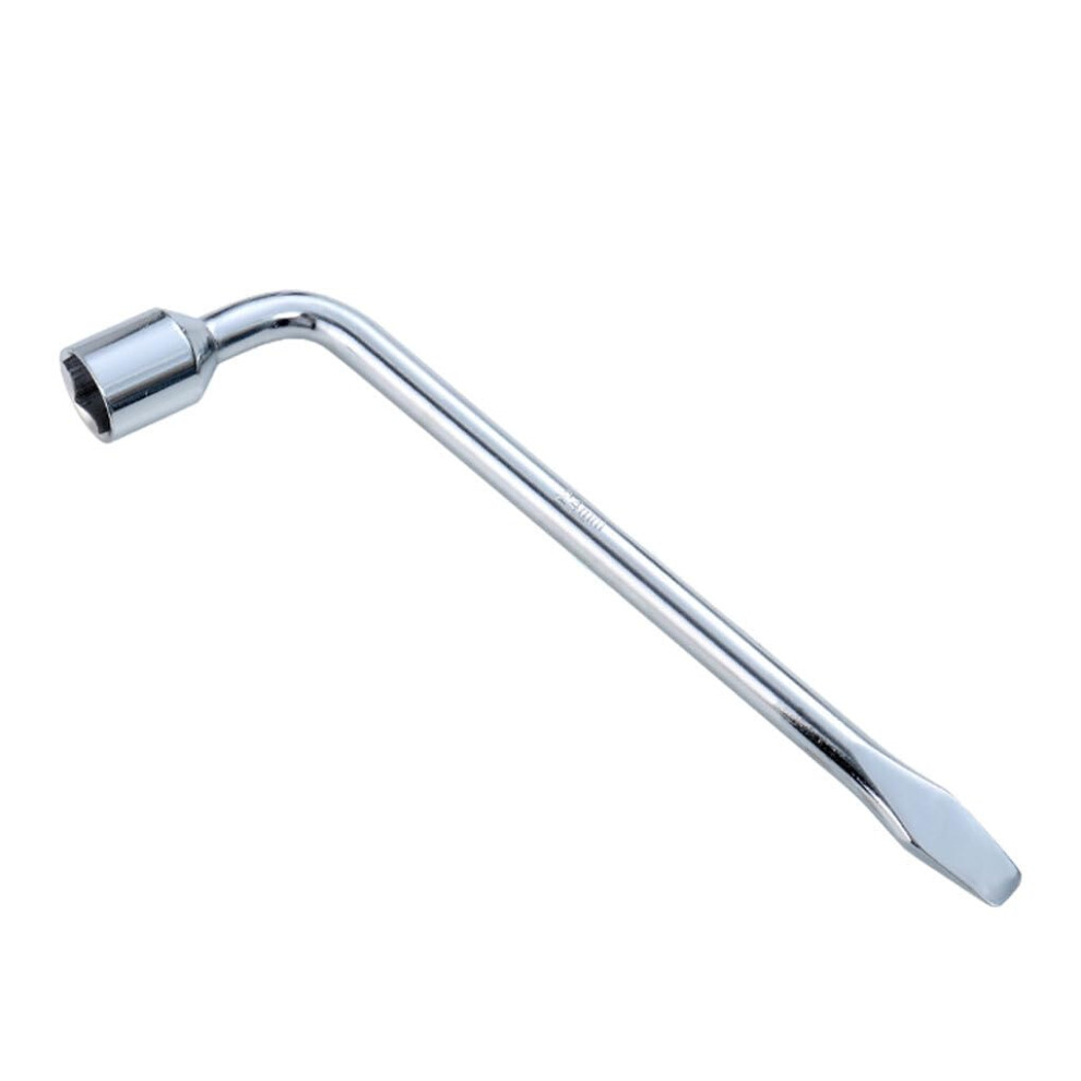 Car Wheel Wrench 21Mm Silver Ergonomic Grip Metal Key Socket Spanner Socket Wrench For Tire Changes 9187378329719