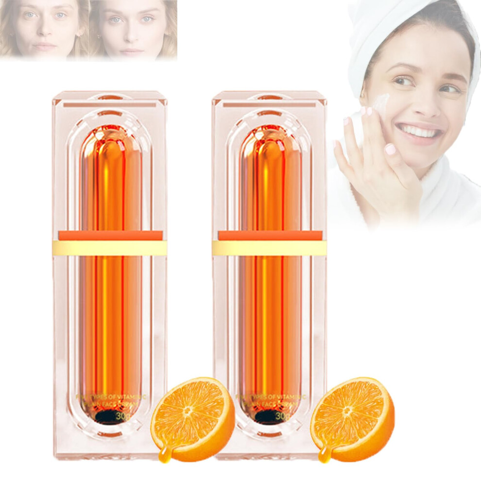 Japanese Vitamin C Tone Up Cream 2PCS, Instant Glow Brightening Hydration for Even Skin Tone
