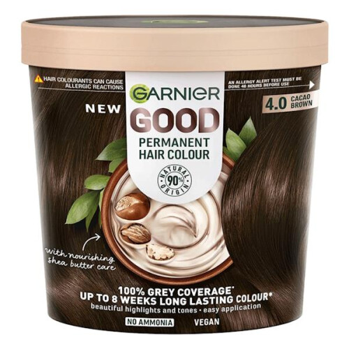 Garnier Garnier Good Permanent Hair Colour 4.0 Cacao Brown