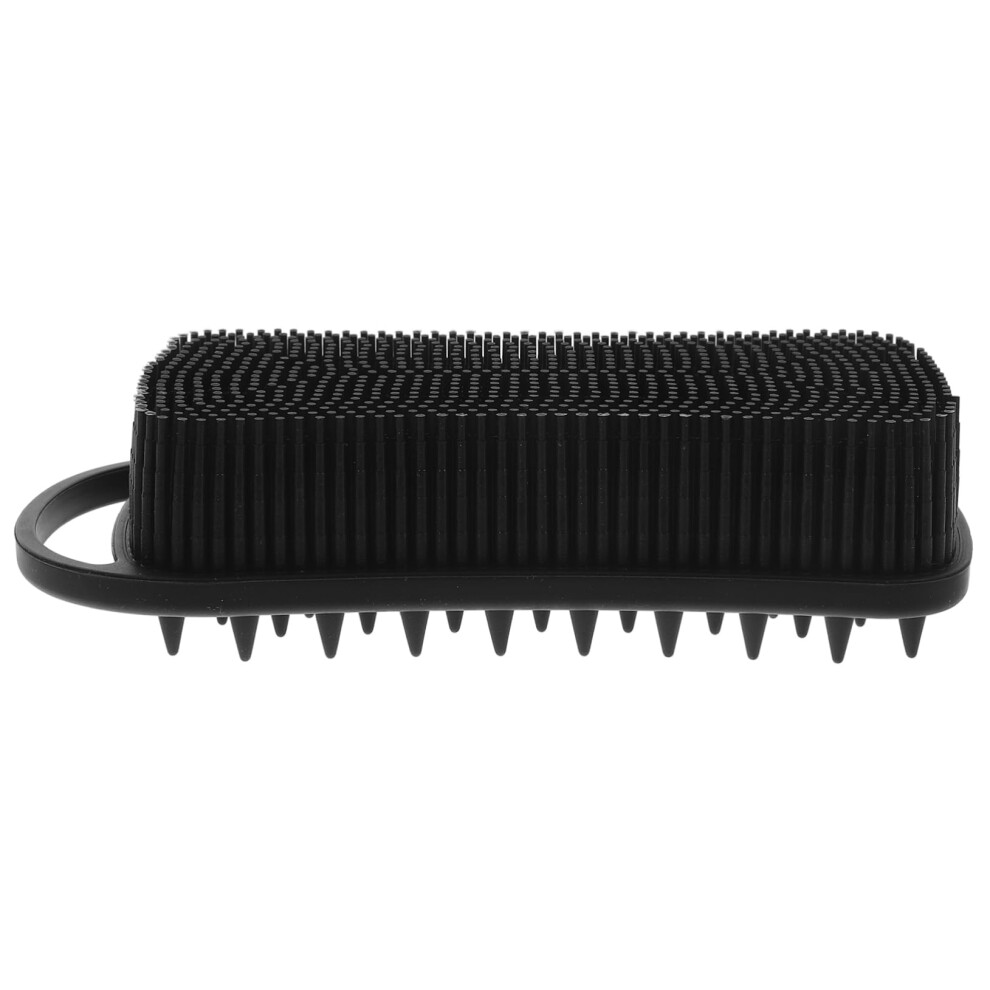 Beard Brush for Men DoubleSided Silicone Scrubber with Gentle Bristles for Deep Beard Cleaning