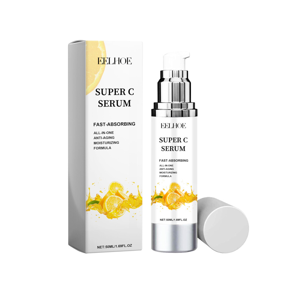 Silver Vitamin C Serum With Niacinamide And Hyaluronic Acid, Antiaging Hydrating Face Serum 1.69 Fl Oz