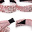 Fasce per capelli in velluto chic, cerchietti per capelli alla moda con perline, accessori per capelli eleganti e alla moda per donne e ragazze, 4