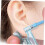 Disposable Ear Piercer Tool Safe SingleStep Push Design for Home Piercing Sky Blue 4