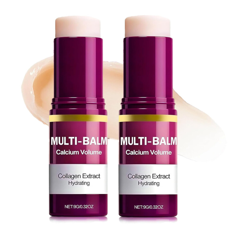 Calcium Collagen Balm Stick Duo  AntiAging Hydrating Firming Care for Face, Eyes and Neck