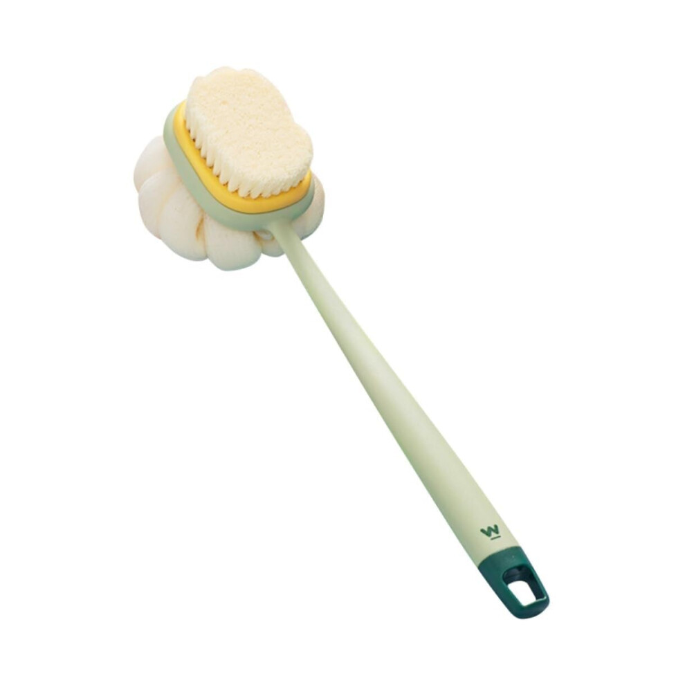 Back Scrubber with Long Handle DualSided Shower Brush for Deep Exfoliation and Gentle Massage