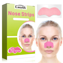 Pore Cleansing Nose Strips 10 Count Blackhead Remover for Deep Pore Cleaning and Redness Reduction