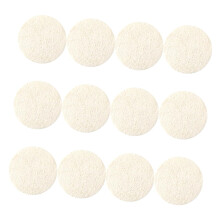 12pcs Facial Exfoliating Pads Natural Loofah Face Scrubber Gentle Reusable Makeup Remover