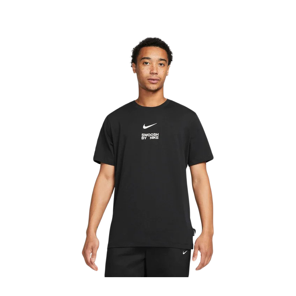 Nike Big Swoosh Tee Black Uk M
