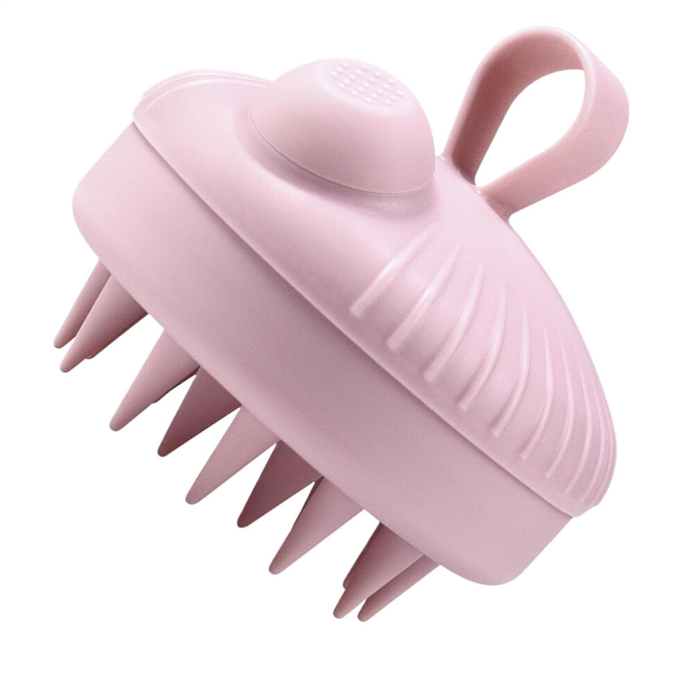 Silicone Scalp Massager Shampoo Brush with Soft Bristles, Refillable Hair Scrubber for Wet and Dry Use