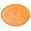 Round Planter Insert,13inch Orange Planter Insert, Plastic Disk with Drainage Holes for Place Inside Planter 2